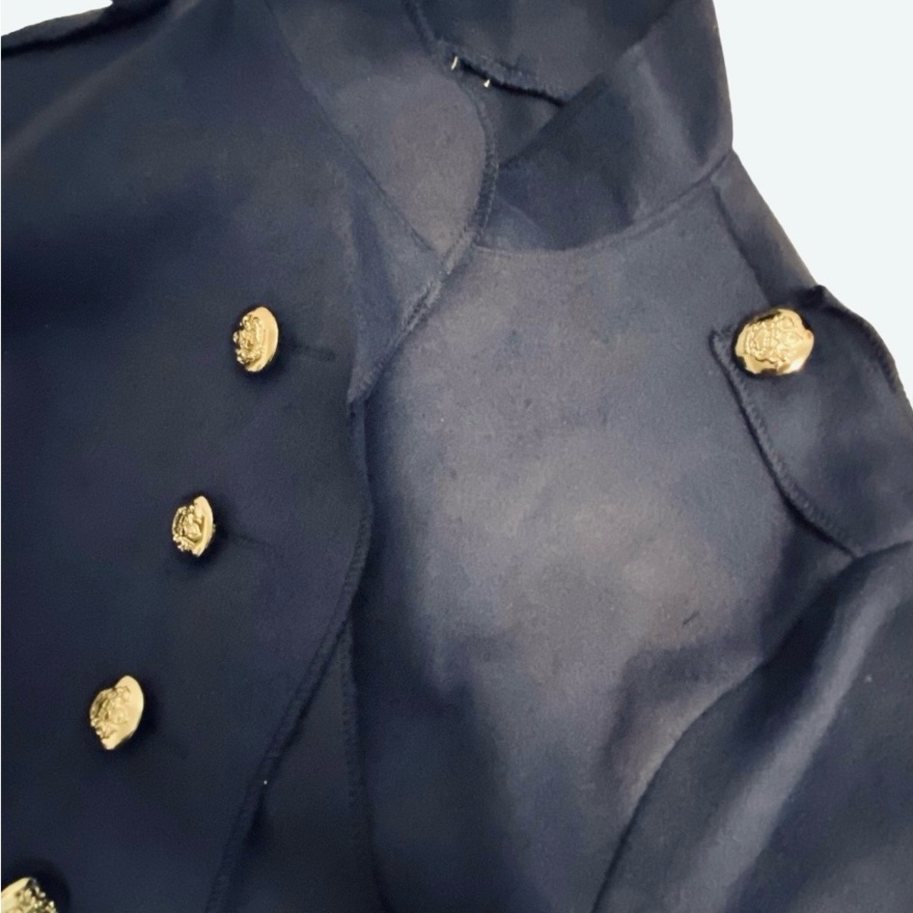Suvimuga Royal Blue or Deep Red Open Blazer Epaulettes Cosplay Work Sz S NWT - Picture 4 of 9